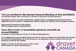 Dravet Canada - 2018 Annual Meeting